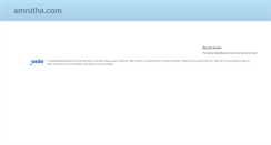 Desktop Screenshot of amrutha.com